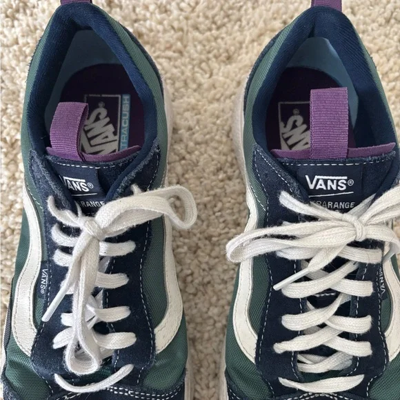 Mens Vans Green Blue Sneakers Size 11 - Picture 3 of 6